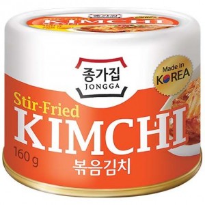 韩国宗家 烤泡菜罐头JONGGA Stir-Fried Kimchi 160g 