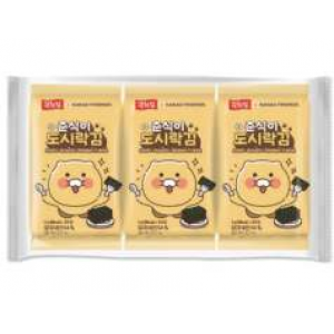 广川x Kakao Friends 韩式即食海苔片 原味 KCK x Kakao Friends Choonsik Crispy Seaweed Original 5g*3