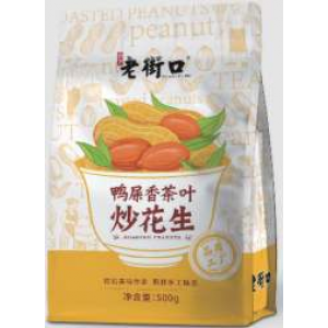 老街口 鸭屎香茶叶炒花生 LJK Tea Flavored Roasted Peanut 500g