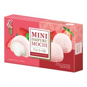花之恋语 巧心大小福 草莓风味 LL Mini Mochi - Strawberry flavour 80g