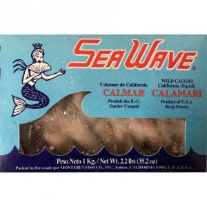 SEA WAVE 美国加州冰冻整鱿鱼 Californian Squid Whole 1kg