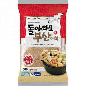 GORAESA 韩国鱼饼 原味 GORAESA Fish Cake Original Square 300g