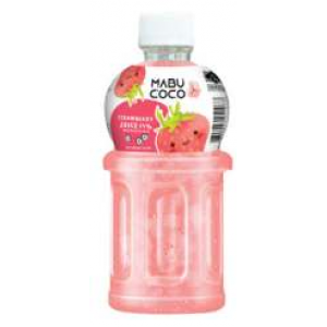 Mabu Coco 椰果草莓汁 Strawberry Juice with Nata de Coco 320ml 