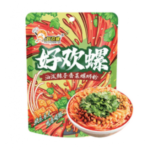 好欢螺 螺蛳粉 油泼辣子香菜味 270g  HaoHuanLuo Instant Rice Noodles Chili Oil and Coriander Flavour 270g