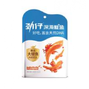 劲仔 深海鳀鱼 经典香辣味 JZ Deep Sea Anchovy Classic Spicy Flavor JZ syvänmeren anjovis, klassinen tulinen 58g