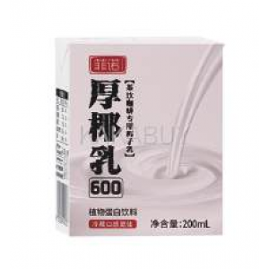 菲诺 厚椰乳 FEINUO Fresh Yolo Coconut Drink FEINUO kookosjuoma 200ml