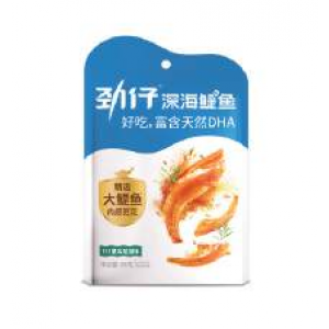劲仔 深海鳀鱼 果木炭烧味  JZ Deep Sea Anchovy Fruitwood Smoked Flavor JZ syvänmeren anjovis, hedelmäpuusavustettu 58g