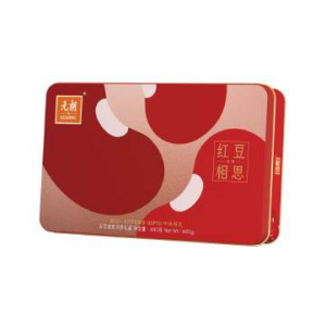  元朗 红豆相思月饼礼盒 EULONG Red Bean Mooncake Giftbox 480g (6 pcs) EULONG punapaputäytteisten kuukakkujen lahjapakkaus 480 g (6 kpl) 