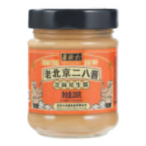 六必居 老北京二八酱 芝麻花生酱 200g LiuBiJu Old Beijing Sesame & Peanut Paste 200g