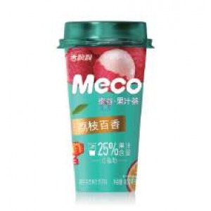 蜜谷 荔枝百香果汁茶 Meco Lychee & Passion Fruit Tea Meco hedelmätee litsi & passionhedelmä 400ml