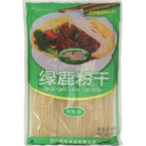 绿鹿粉干 中条 LULU Rice Noodle Size M 400g 