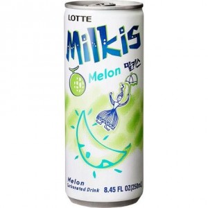 乐天牛奶苏打饮料 蜜瓜味 LOTTE Milkis Soft Drink Melon 250ml