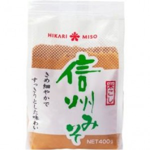 HIKARI 信州白味噌 HIKARI MISO Miso White Shinshu HIKARI MISO valkoinen Shinshu-miso 400g