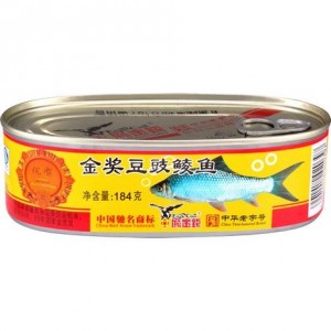 鹰金钱 豆豉鲮鱼 EAGLE COIN Fried Dace with Salted Black Bean EAGLE COIN paistettu kala mustapavuilla 184g