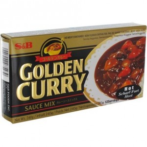 金牌咖喱块 辣 S&B Curry Sauce Mix Hot 220g 