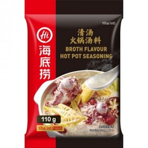 海底捞 清汤火锅底料 110g HDL  Hot Pot Soup Base Broth Flavor 110g