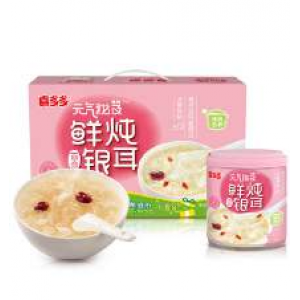 喜多多 鲜炖银耳百合 XDD White Fungi and Lily Bulb Dessert XDD haudutettu valkoinen sieni ja lilja 200g