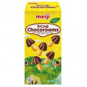 明治 巧克力饼干 MEIJI Chocolate Biscuits Chocorooms Meiji suklaakeksit Chocorooms 40g