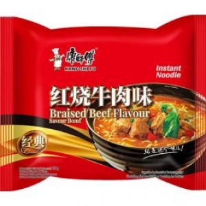 师傅红烧牛肉面5连包 Master Kong Instant Noodles Braised Beef Flavor Master Kong Pikanuudelit Haudutettu naudanliha 5*106g 
