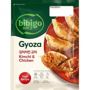 必品阁 泡菜鸡肉煎饺 BIBIGO Gyoza Kimchi & Chicken BIBIGO gyoza kimchi & kana 600g 
