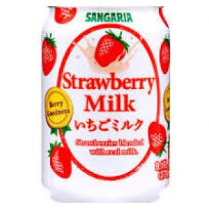 Sangaria草莓牛奶 Sangaria Strawberry Milk Juice Drink Sangaria mansikka maitojuoma 275ml 