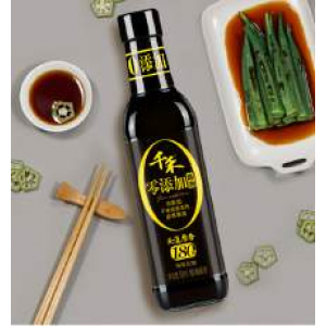 千禾零添加酱油 180 天 QianHe Premium Light Soy Sauce 180 days QianHe premium-soijakastike, 180 päivän kypsytys 500ml