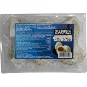 光阳 熟咸鸭蛋 6枚装 GOOSUN Cooked Salted Duck Eggs 420g