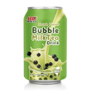 红牌珍珠奶茶抹茶味 RICO Bubble Milk Tea Matcha 340ml