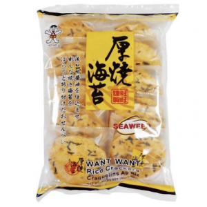 旺旺 厚烧海苔 WANT WANT Seaweed Rice Crackers 160g