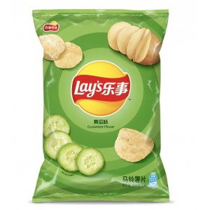 乐事 黄瓜味薯片 Lay's Potato ChipsCucumber Flavor 70g 