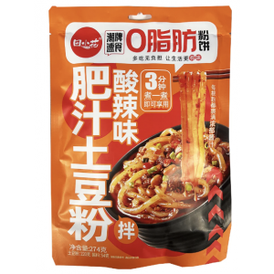 田小花 0脂肪肥汁土豆粉 酸辣味 274g TianXiaoHua 0 Fat Rich Broth Potato Noodle Spicy and Sour Flavor 274g 