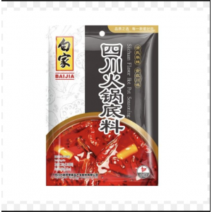 白家四川火锅底料 BAIJIA sichuan flavor hotpot seasoning 200g
