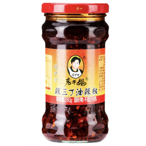 老干妈辣三丁油辣椒 LGM Kohlrabi, Peanut & Tofu Chilli Oil 280g